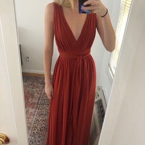 Free People Backless Grecian Gown
